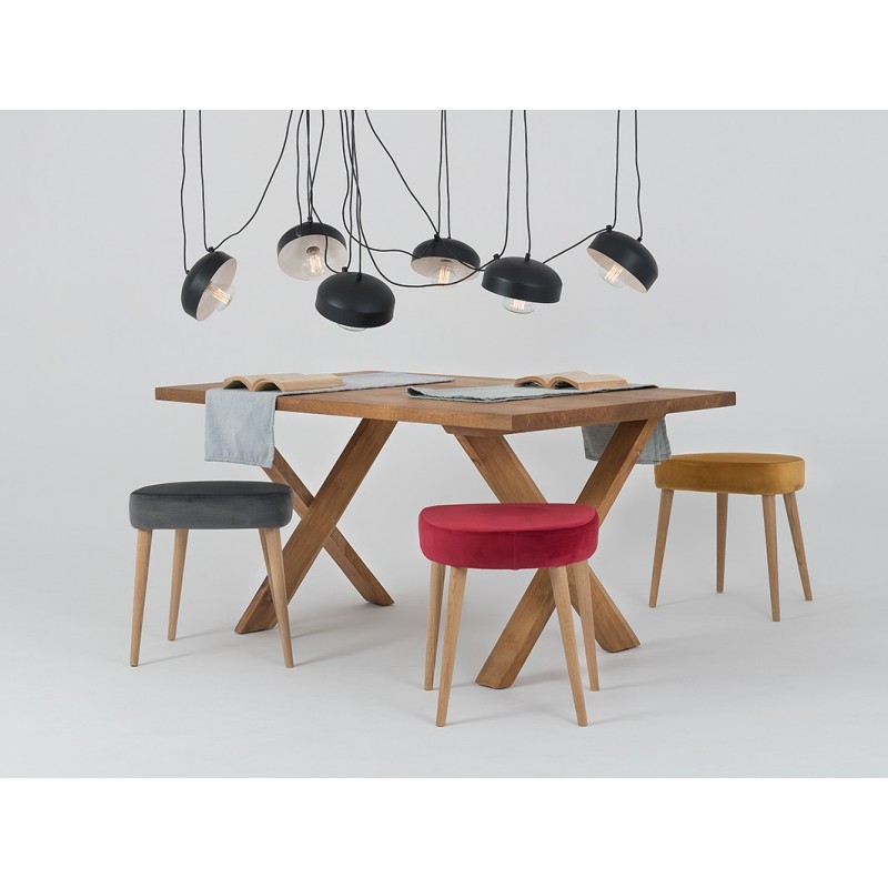 Lampa wisząca POPO FLAT 6 - czarny