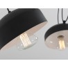 Lampa wisząca POPO FLAT 6 - czarny