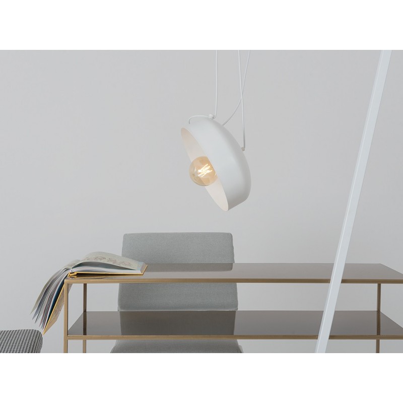 Lampa wisząca POPO FLAT L 1 - biały