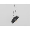 Lampa wisząca POPO FLAT L 1 - czarny