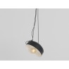 Lampa wisząca POPO FLAT L 1 - czarny