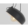 Lampa wisząca POPO FLAT L 1 - czarny