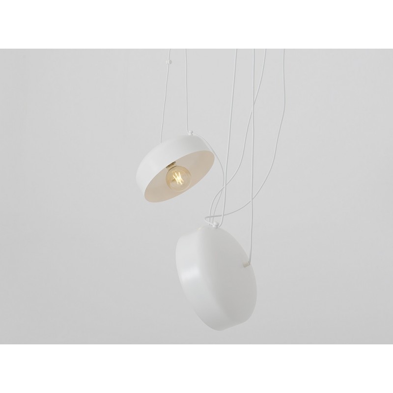 Lampa wisząca POPO FLAT L 2 - biały