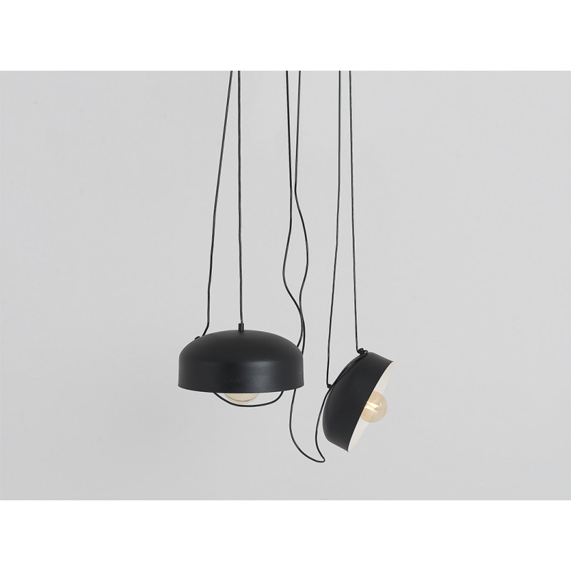 Lampa wisząca POPO FLAT L 2 - czarny