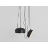 Lampa wisząca POPO FLAT L 2 - czarny
