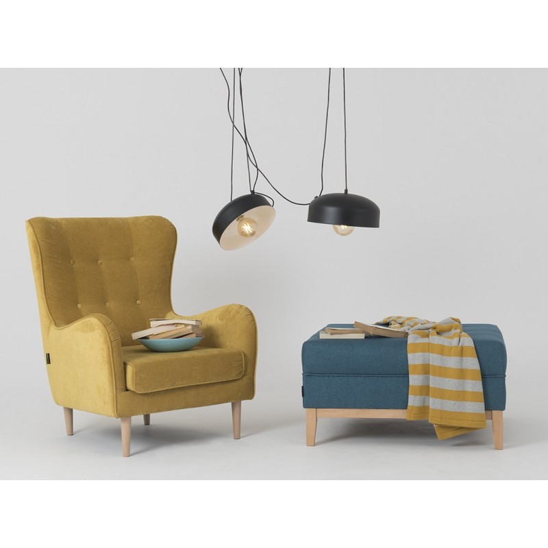 Lampa wisząca POPO FLAT L 2 - czarny