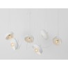 Lampa wisząca POPO FLAT L 6 - biały
