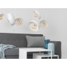 Lampa wisząca POPO FLAT L 6 - biały