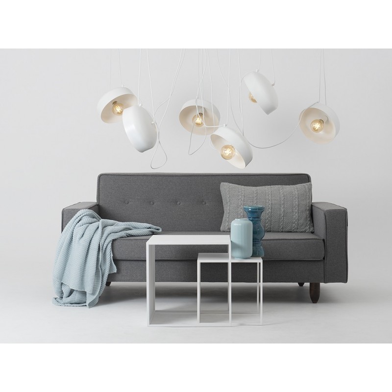 Lampa wisząca POPO FLAT L 6 - biały