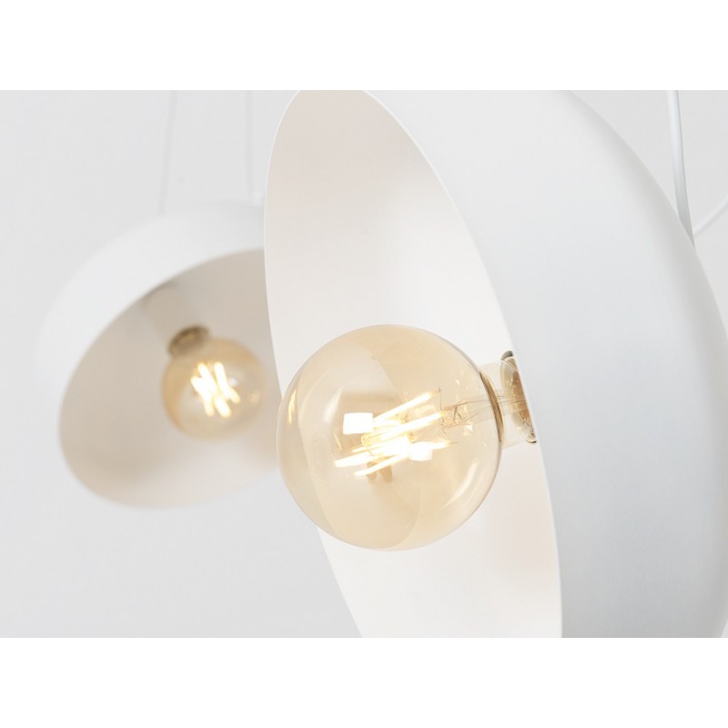 Lampa wisząca POPO FLAT L 6 - biały