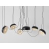 Lampa wisząca POPO FLAT L 6 - czarny