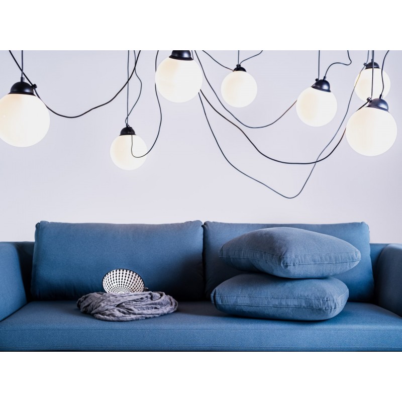 Lampa wisząca GLASS M 7 - czarny