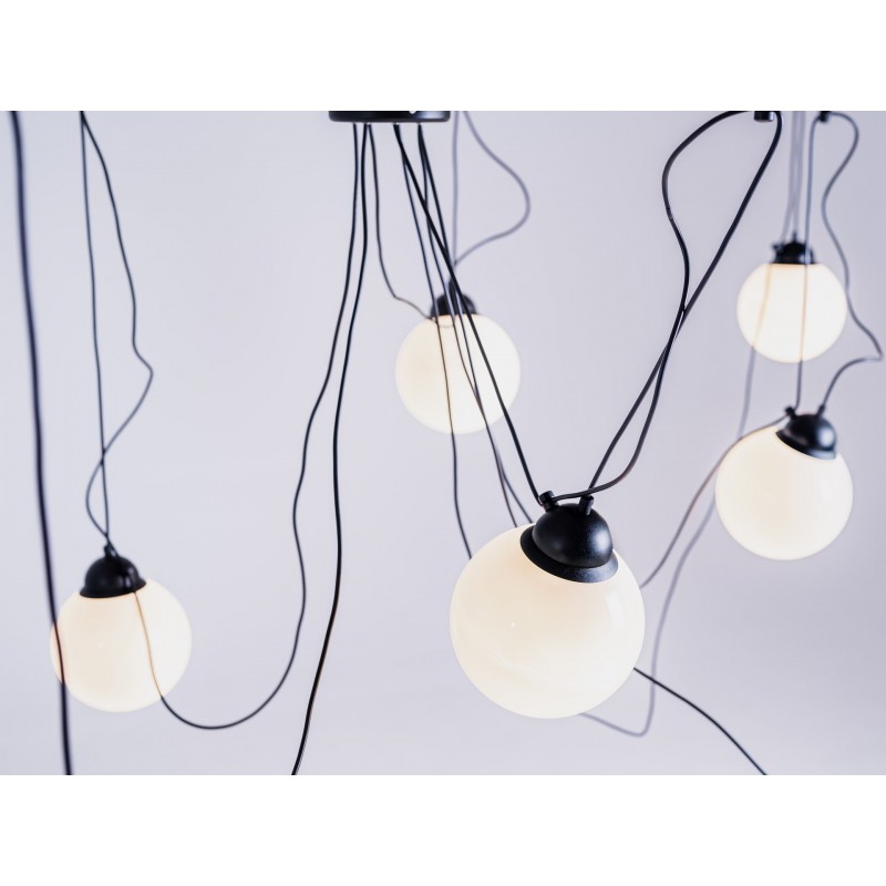 Lampa wisząca GLASS M 7 - czarny