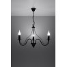 Żyrandol MINERWA 3 Czarny