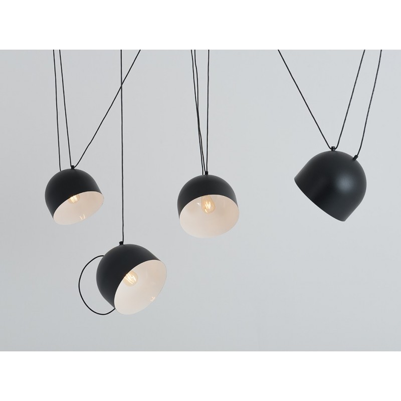 Lampa wisząca POPO L 4 - czarny