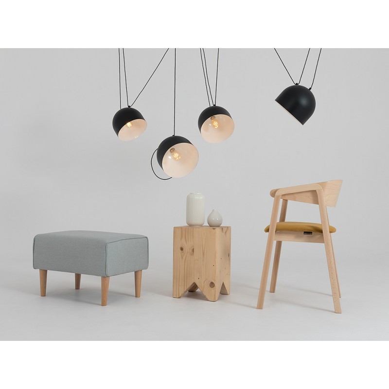 Lampa wisząca POPO L 4 - czarny