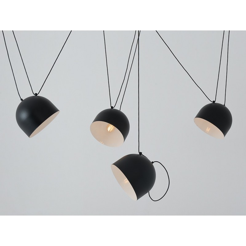 Lampa wisząca POPO L 4 - czarny