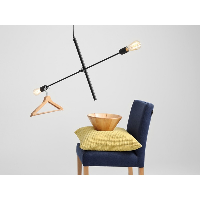 Lampa wisząca TWIGO 2 - czarny