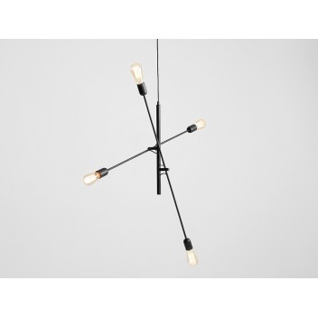 Lampa wisząca TWIGO 4 - czarny