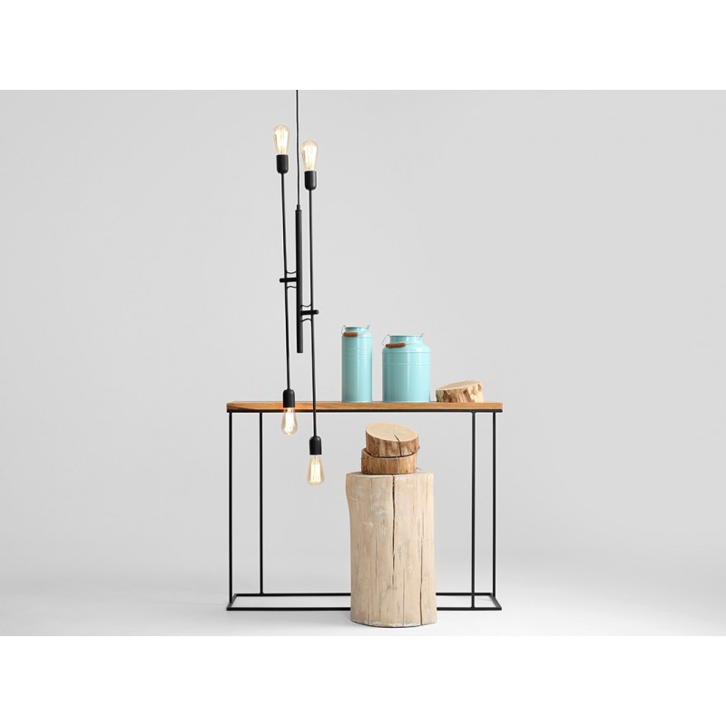 Lampa wisząca TWIGO 4 - czarny