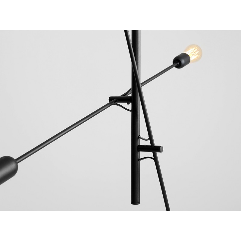 Lampa wisząca TWIGO 4 - czarny