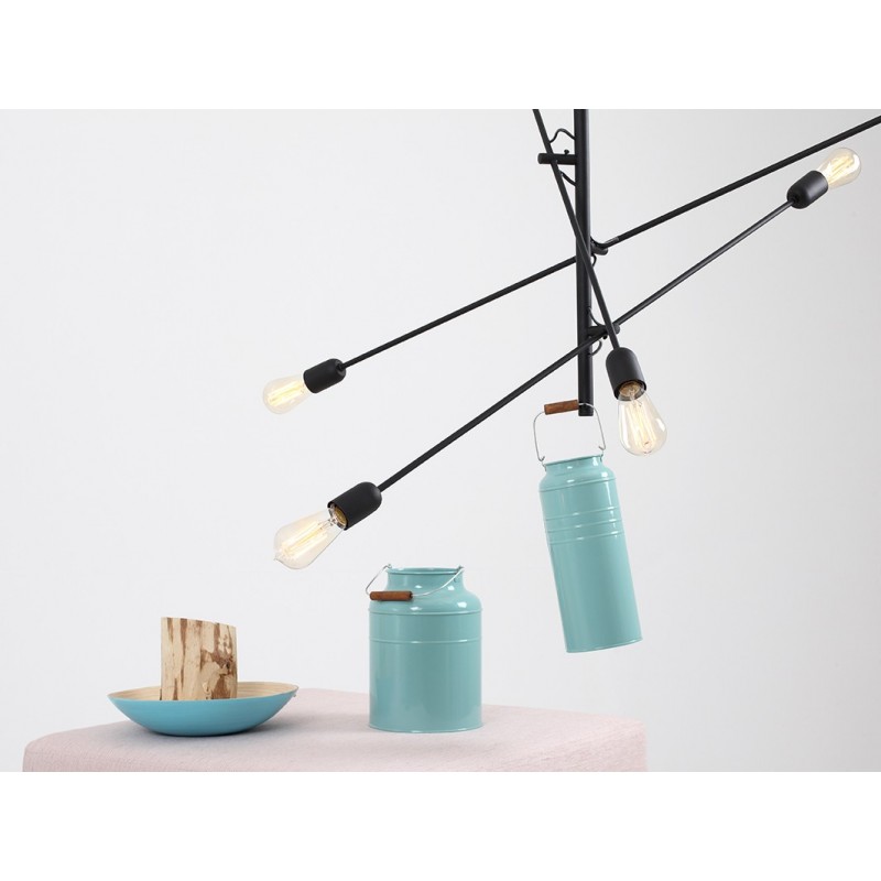 Lampa wisząca TWIGO 6 - czarny