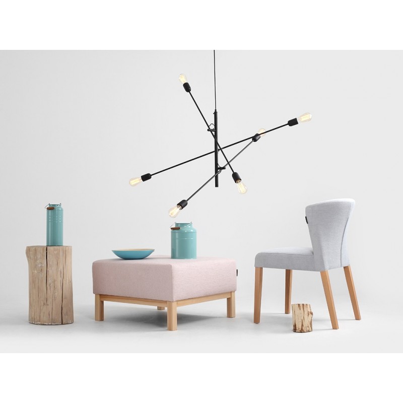 Lampa wisząca TWIGO 6 - czarny