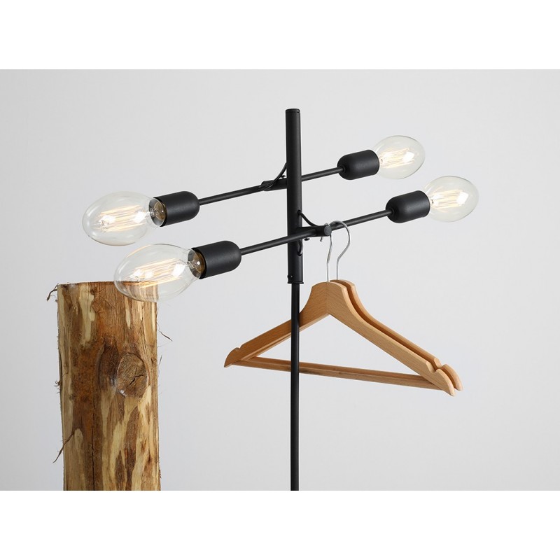 Lampa podłogowa TWIGO FLOOR 4 - czarny