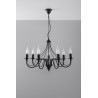 Żyrandol MINERWA 7 Czarny