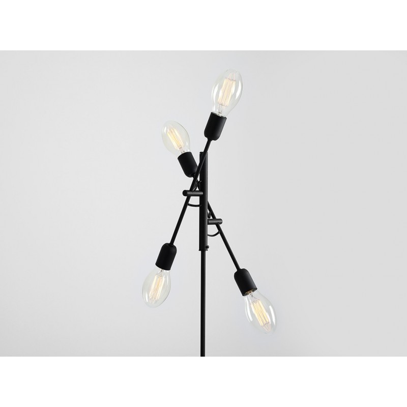 Lampa podłogowa TWIGO FLOOR 4 - czarny
