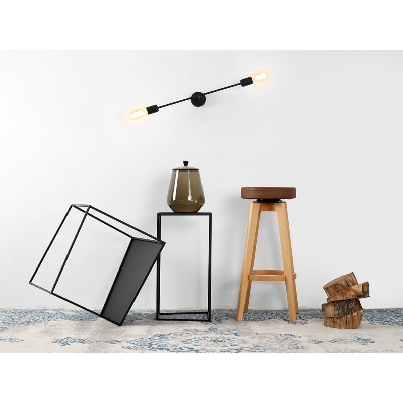 Lampa ścienna TWIGO WALL 2 L - czarny