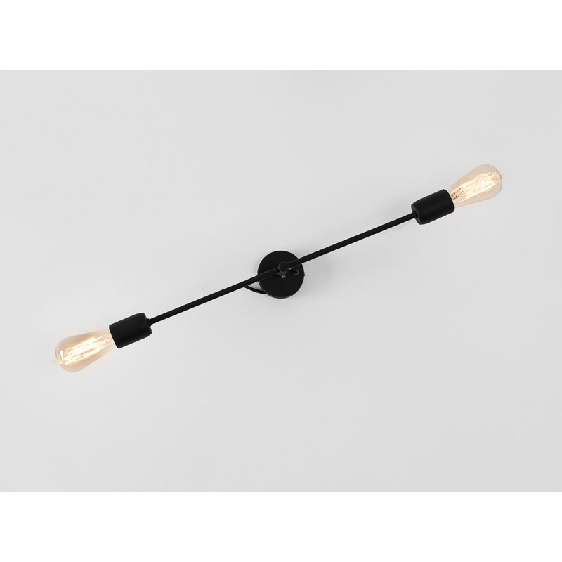 Lampa ścienna TWIGO WALL 2 L - czarny