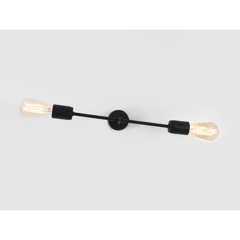 Lampa ścienna TWIGO WALL 2 S - czarny