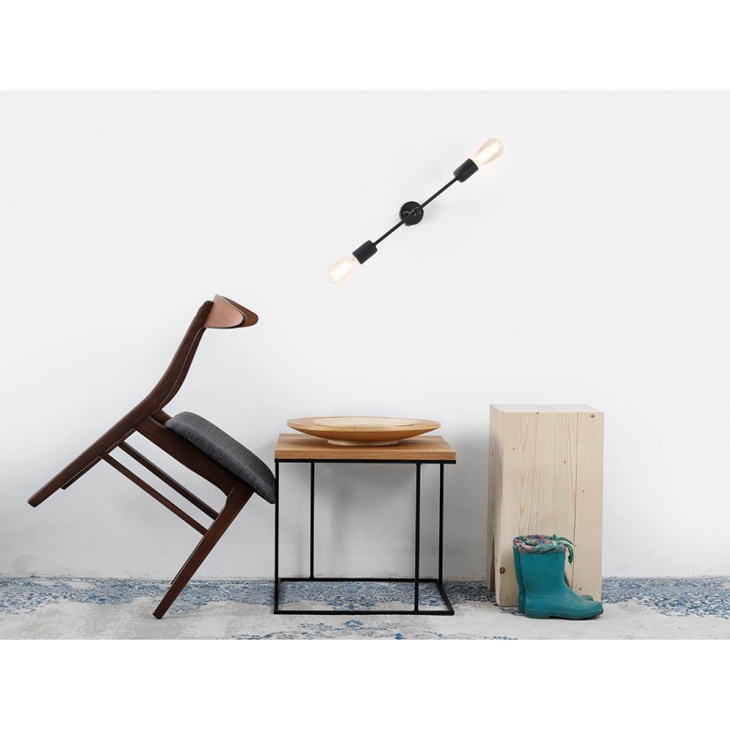 Lampa ścienna TWIGO WALL 2 S - czarny