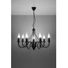 Żyrandol MINERWA 7 Czarny