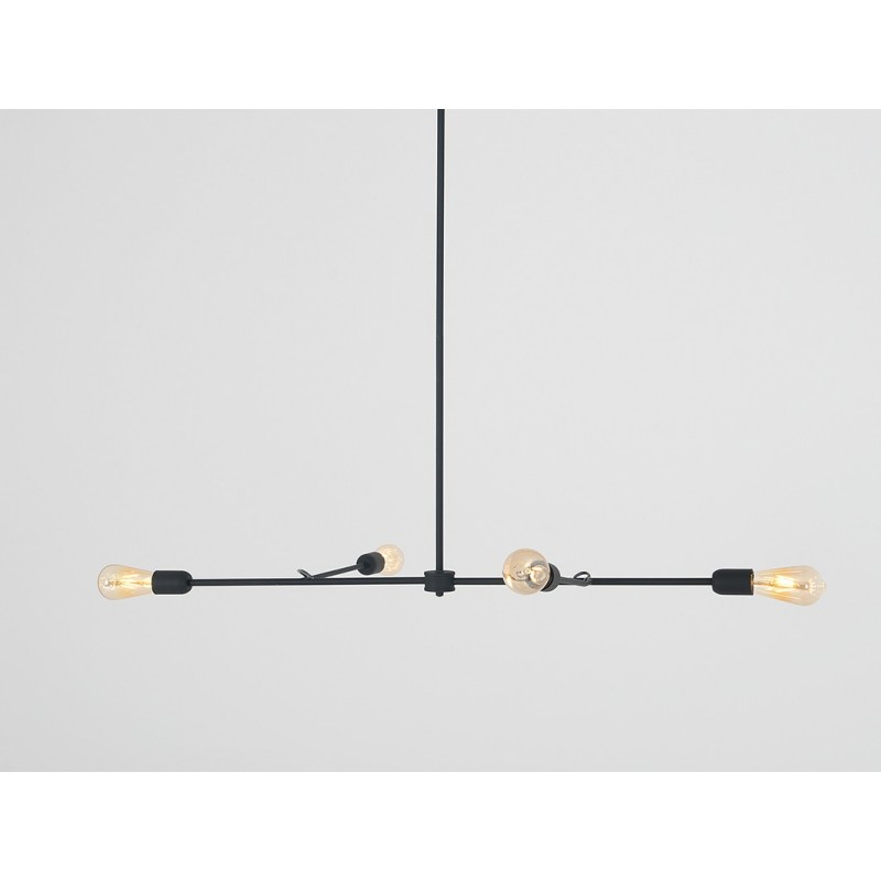 Lampa wisząca TRISO 4 - czarny