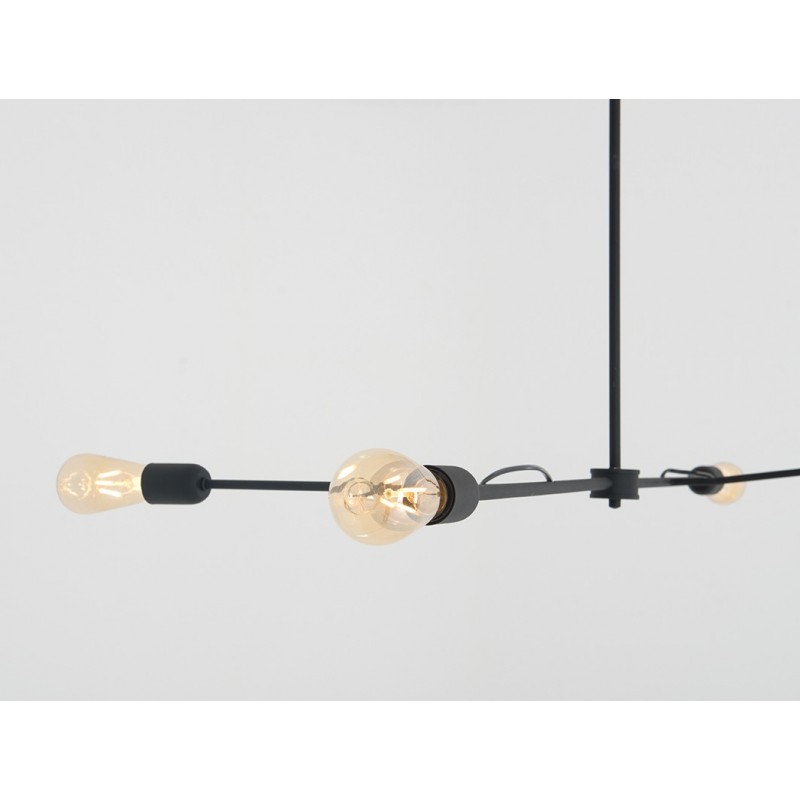 Lampa wisząca TRISO 4 - czarny