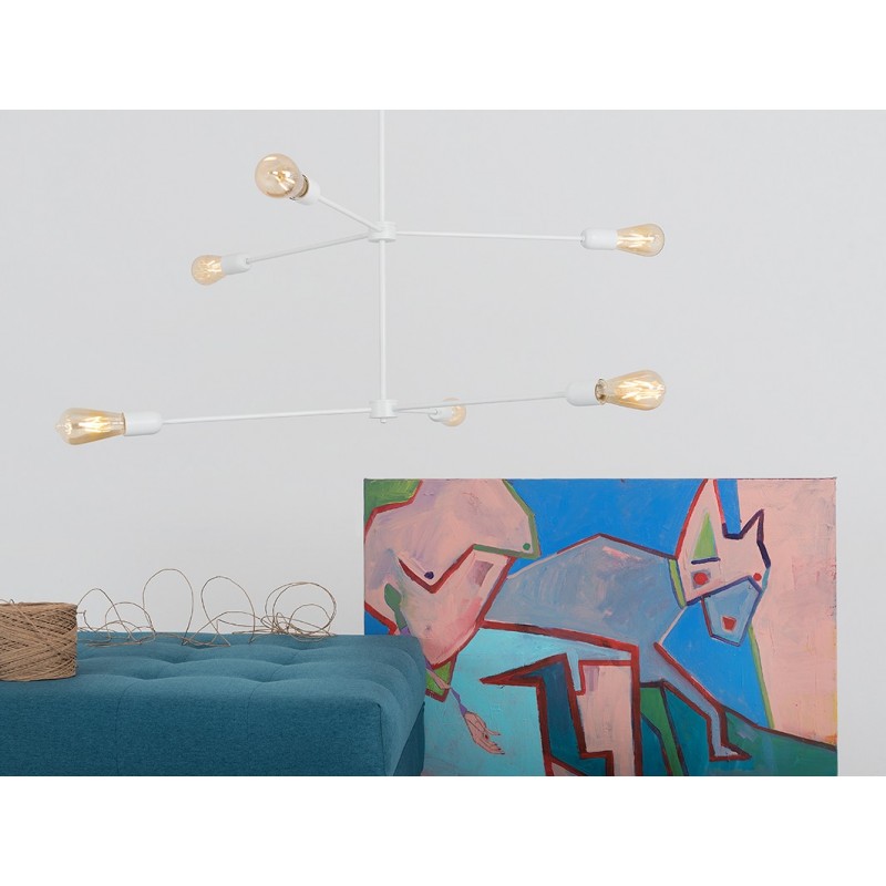Lampa wisząca TRISO 6 - biały