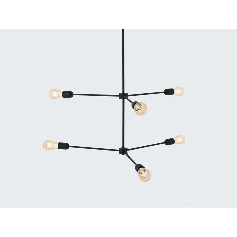 Lampa wisząca TRISO 6 - czarny