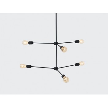 Lampa wisząca TRISO 6 - czarny