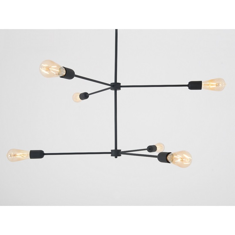 Lampa wisząca TRISO 6 - czarny