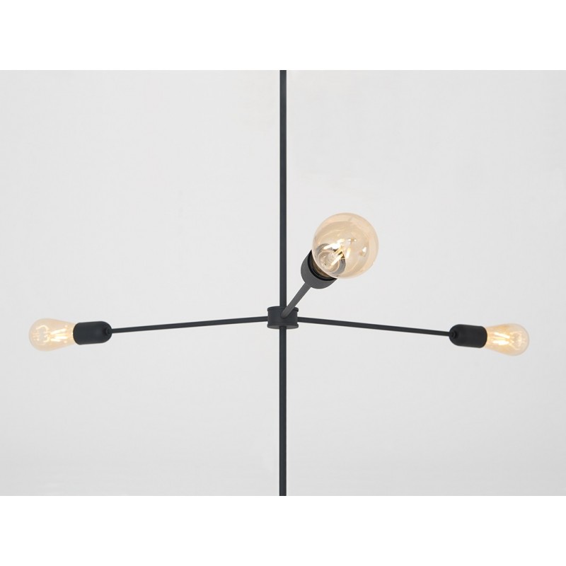 Lampa wisząca TRISO 6 - czarny