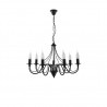 Żyrandol MINERWA 7 Czarny