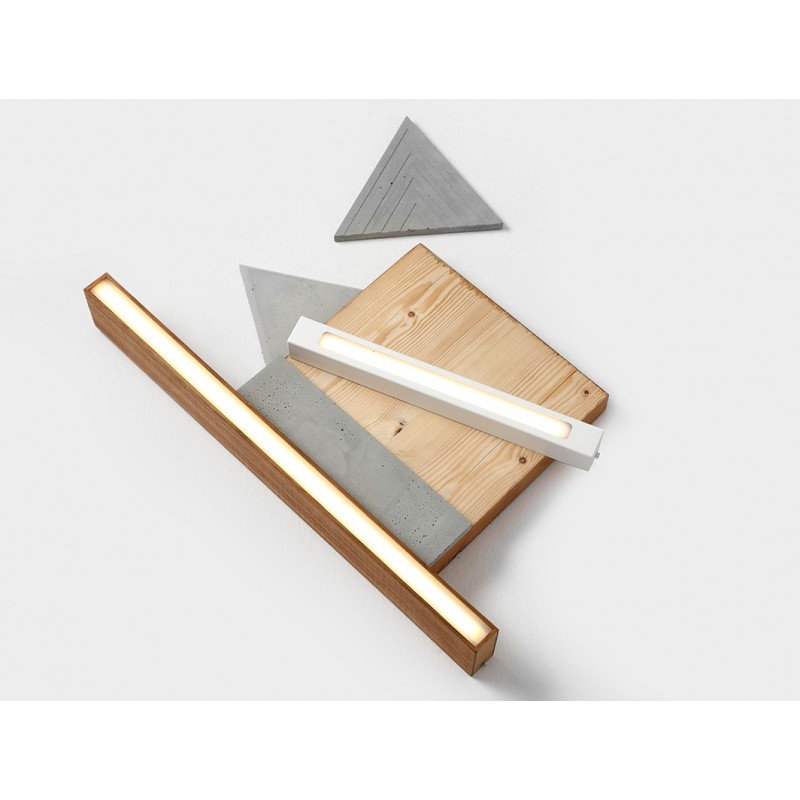 Lampa plafon LINE PLUS L WOOD - dąb