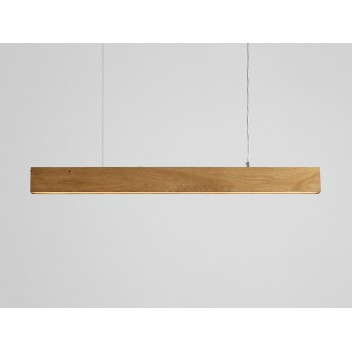 Lampa wisząca LINE PLUS L WOOD - dąb