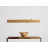 Lampa wisząca LINE PLUS L WOOD - dąb