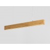 Lampa wisząca LINE PLUS L WOOD - dąb