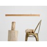 Lampa wisząca LINE PLUS L WOOD LOW - dąb