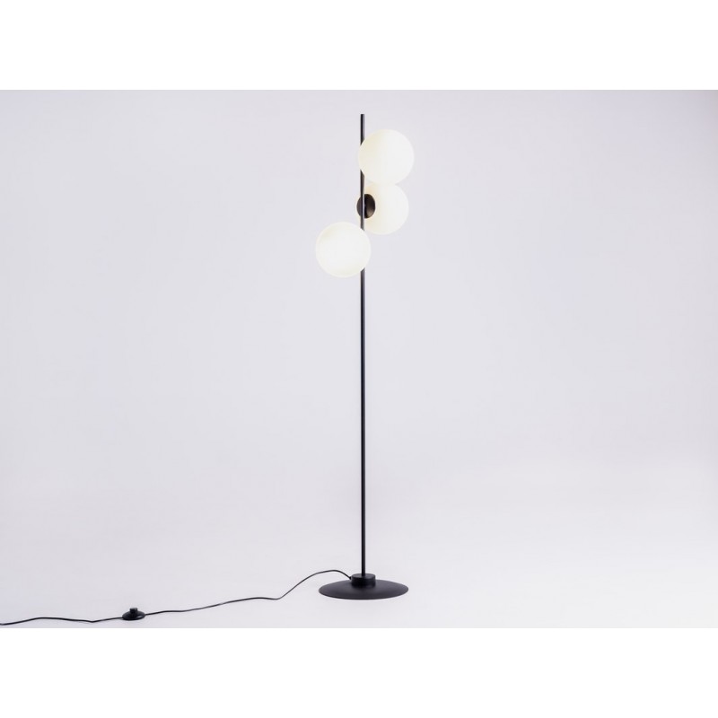 Lampa podłogowa BOBLER - czarny