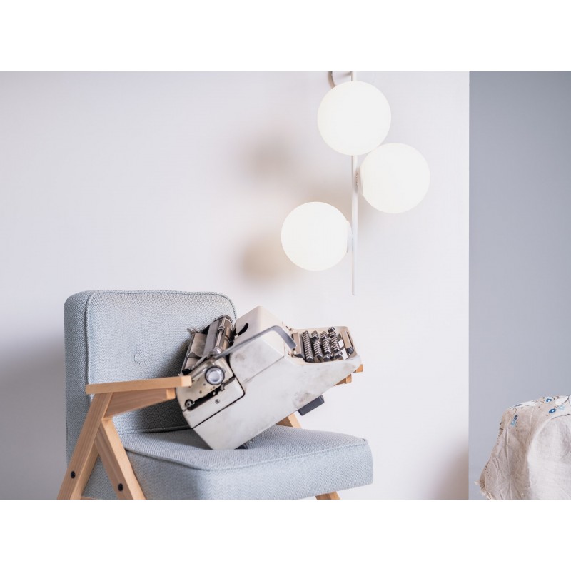 Lampa ścienna BOBLER 1connect - biała